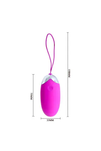 Stimolatore a Uovo Elegante Pretty Love - 12 Funzioni Vibrazione, Ricaricabile