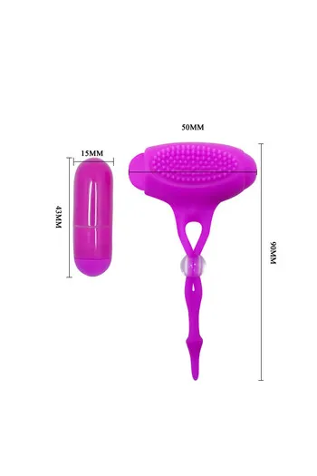 Bancroft Nipple Stimulator by Pretty Love - Intense Vibrations for Ultimate Pleasure