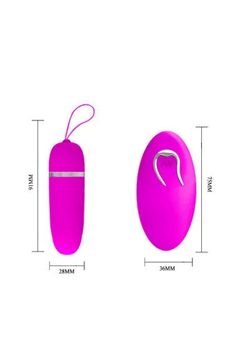 Pretty Love: Elegant Lilac Vibrating Egg - 12 Vibration Modes