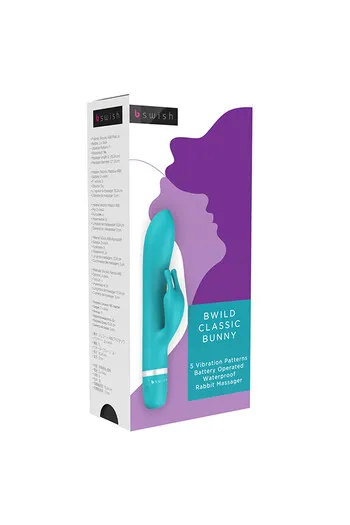 Bwild Classic Bunny - Masaggiatore a Coniglio con 5 Funzioni | B Swish