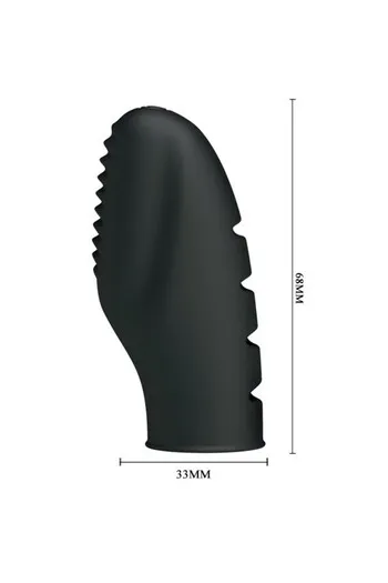 Textured Vibrating Finger Sleeve - Advanced Manual Stimulation | Pretty Love