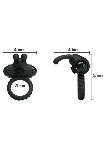 Eudora di Pretty Love - Anello Vibro-Stimolante per Coppie | Qualità Premium