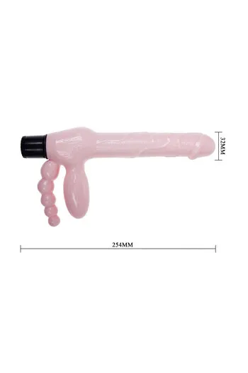 Harness Senza Cinghie con Vibratore e Stimolatore Anale - Rivoluzione nel Piacere