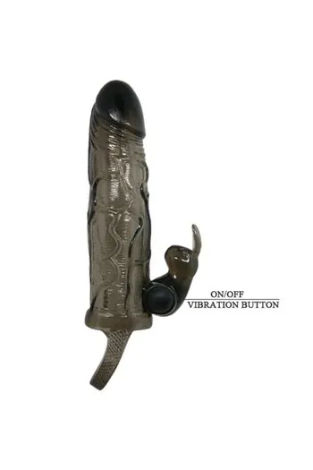 Brave Man: Realistic Penis Sleeve with Rabbit for Intense and Lasting Pleasure