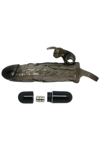 Brave Man: Realistic Penis Sleeve with Rabbit for Intense and Lasting Pleasure