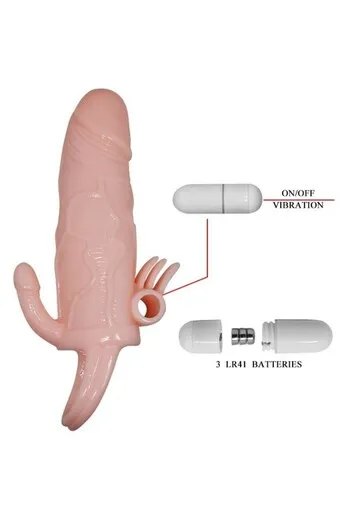 Brave Man: Realistic Penis Sleeve with Vibration | Enhance Duration and Pleasure