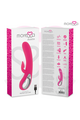 Dual stimulation vibrator with clitoral suction