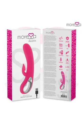 Dual stimulation vibrator with clitoral suction
