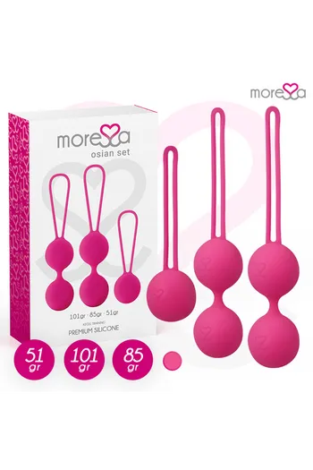 Bolle Vaginali Moressa OSIAN SET - Allenamento Pavimento Pelvico | Tonificazione e Salute