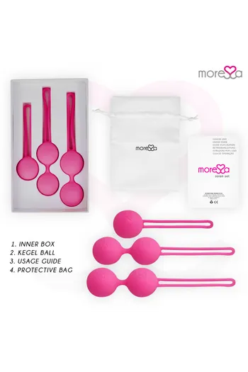 Bolle Vaginali Moressa OSIAN SET - Allenamento Pavimento Pelvico | Tonificazione e Salute