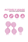 Intimichic Pelvis Health II: Graduated Weight Kegel Trainer for Pelvic Floor Strength