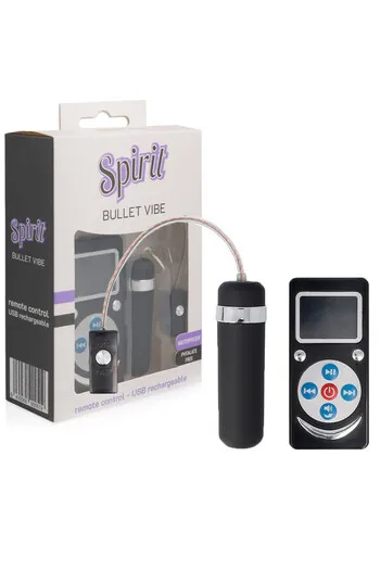 Spirit Vibrating Bullet: 10 Vibration Modes with Premium Remote Control