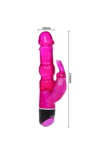 Vibratore Rabbit Potente con Design Esclusivo Jelly - Massaggio Perfetto