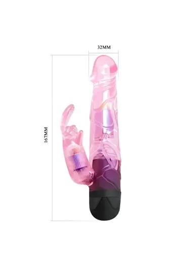 Powerful rabbit vibrator for simultaneous pleasure