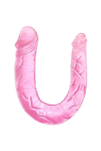 Dildo Doppio Trasparente TPR - Stimolazione 2 in 1 per Esperienze Intense