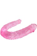 Dildo Doppio Trasparente TPR - Stimolazione 2 in 1 per Esperienze Intense