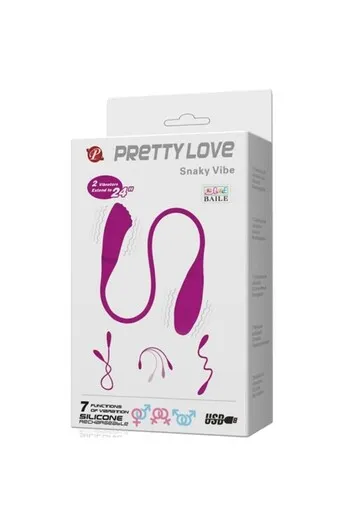 Pretty Love: Universal Intimate Toy in Silicone with 7 Vibration Functions