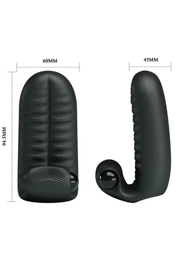 Vibratore ad Anello Nodulato Doppio - Stimolazione Intensa per Coppie e Principianti