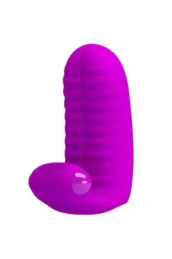 Double Nodulated Finger Vibrator - Intense Stimulation