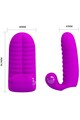 Double Nodulated Finger Vibrator - Intense Stimulation