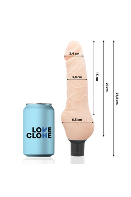 Love Clone: Realistic Vibrator with Self Lubrication Technology - No Lubricant Needed