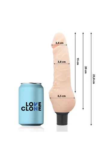 Love Clone: Vibrador Realistico con Tecnologia Self Lubrication - Senza Lubrificante