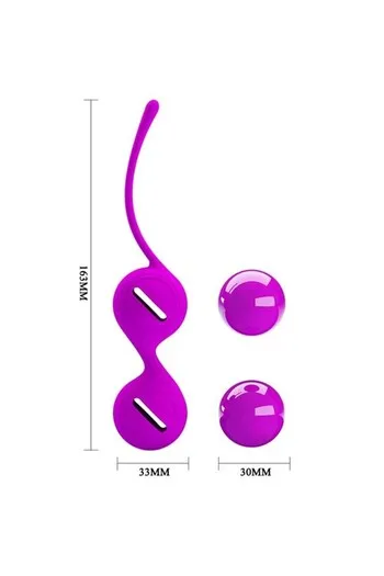 Bolle di Kegel in Silicone con Sfere Mobili - Tonifica e Stimola