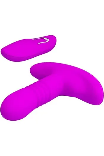 Anal Plug with Vibration and Movement - Pretty Love