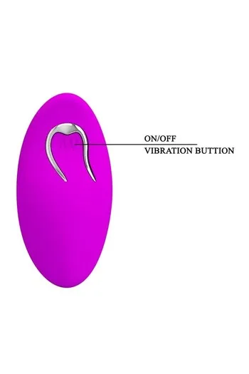 Anal Plug with Vibration and Movement - Pretty Love