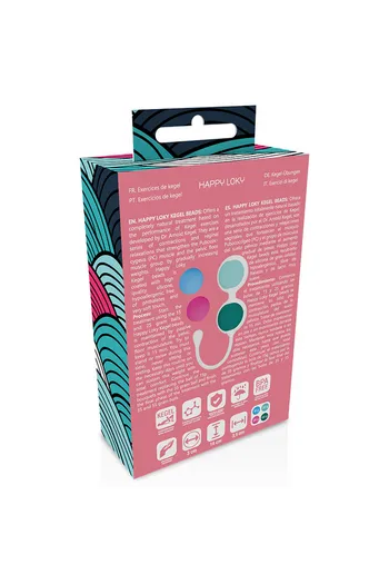 Happy Loky Kegelbeads - Rafforza il Pavimento Pelvico per Orgasmi Più Intensi