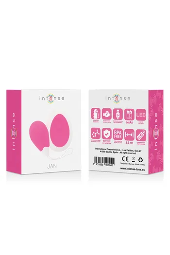Intense Jan: Remote Control Vibrating Egg for Intimate Play | Discover the Pleasure
