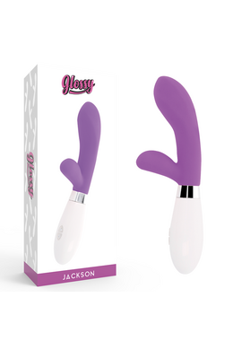 Jackson: Massaggiatore a Coniglio Silicone 10 Funzioni - Glossy