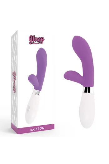 Jackson: 10-Function Silicone Rabbit Massager - Glossy