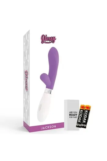 Jackson: 10-Function Silicone Rabbit Massager - Glossy