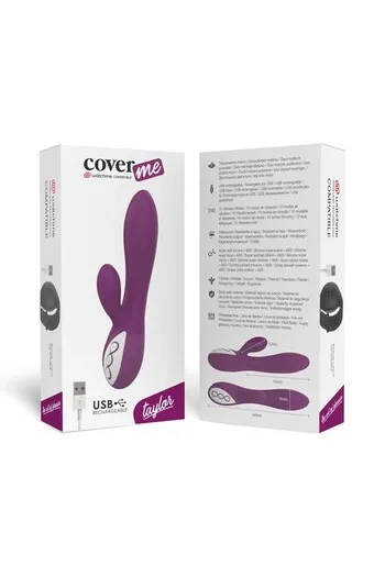 Coverme Vibrator: Simultaneous Clitoral and G-Spot Stimulation with Watchme Technology