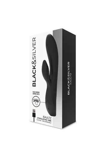 Black & Silver Touch Control Vibrators: Kaultz Duo and Kean - Next Generation