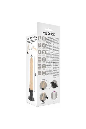BASECOCK: Realistic Vibrating Dildos with Suction Cup Base | Made in USA