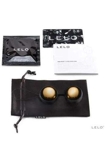 LELO LUNA Beads™ Luxe: 20K Gold Pleasure Beads for Intense Orgasms