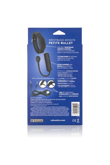 Petite Bullet: Mini Vibratore Potente con Controllo Bracciale per Coppie Avventurose