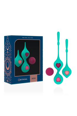 Deva by Rithual: Pelvic Training Kit with 4 Vaginal Balls for Toning and Enhancing Pleasure