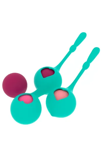 Deva by Rithual: Pelvic Training Kit with 4 Vaginal Balls for Toning and Enhancing Pleasure