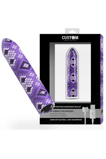 Custom Bullets™: Vibromassaggiatore Ricaricabile con 10 Funzioni | Scopri il Piacere