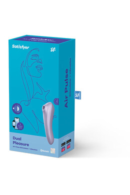 Satisfyer DUAL PLEASURE: Bluetooth Clitoral Stimulator & G-Spot Vibrator