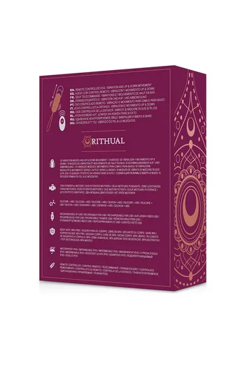 Rithual Bullet Vibratore: 10 Modalità, Controllo Remoto, Impermeabile IPX5