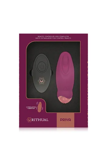 Rithual Bullet Vibratore Remoto - 10 Modalità, Impermeabile, Ricaricabile