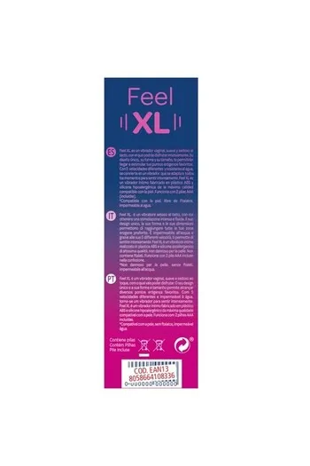 Feel XL: Vaginal Vibrator with 5 Speeds, Hypoallergenic Silicone & Waterproof Design
