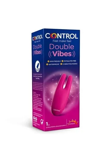 Control Double Vibes: Dual Vibration Clitoral Stimulator for Intense Pleasure