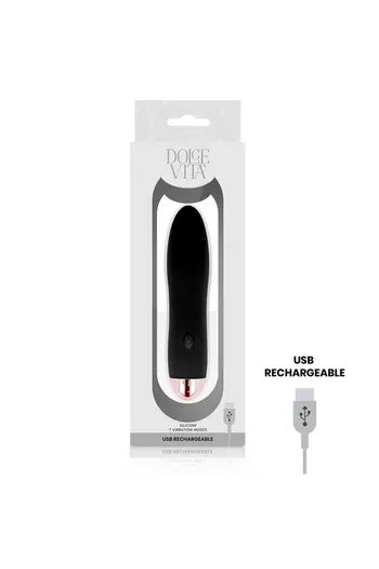 Dolce Vita Rechargeable Vibrators: Premium Quality Hypoallergenic Silicone