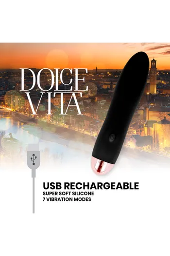 Dolce Vita Rechargeable Vibrators: Premium Quality Hypoallergenic Silicone