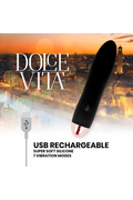 Vibratori Ricaricabili Dolce Vita: Qualità Premium in Silicone Ipoallergenico